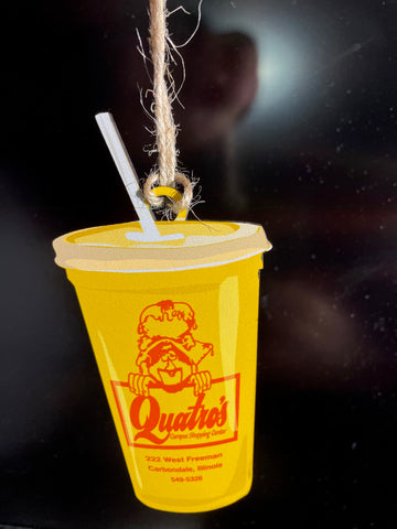 Quatro's Yellow Cup Ornament
