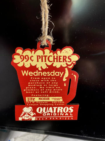 Quatro's 99 cent pitchers Ornament